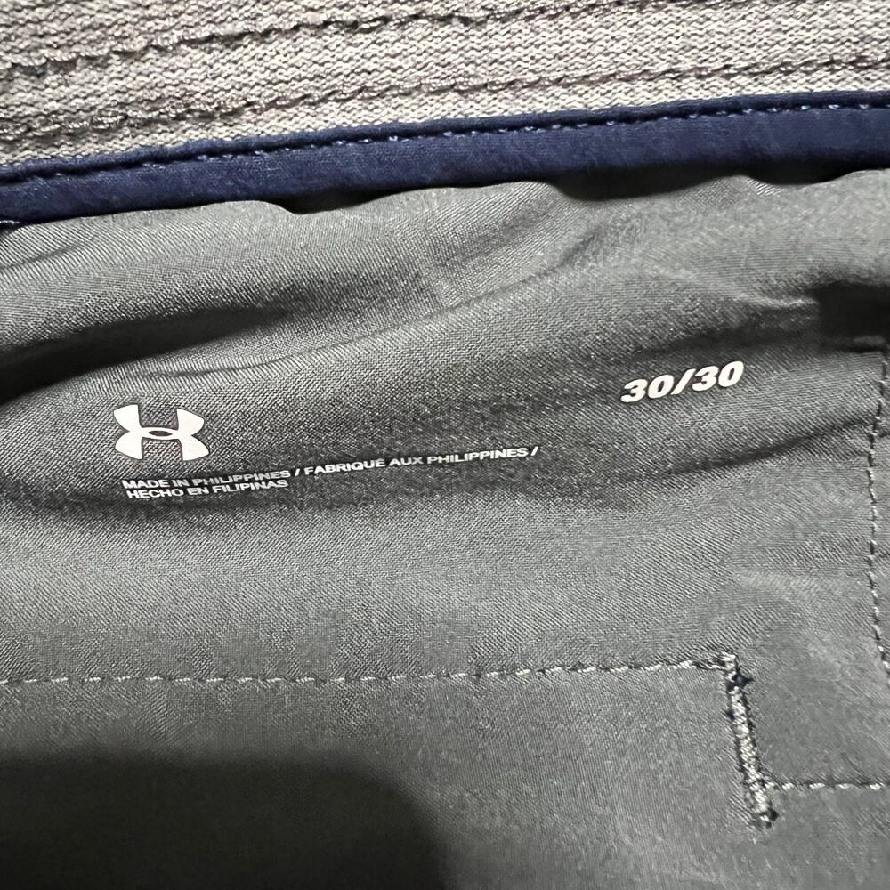 Under Armour Pants Mens 30 x30 Match Play Golf Performance Blue - Picture 10 of 11